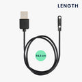 kwmobile Compatible for XPLORA XGO 2 USB Charging Cable Charger for Smartwatch Fitness Tracker Replacement Cable
