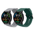 kwmobile Sport Strap compatible with Xiaomi Watch S4/S4 Sport/S3/S2/Watch S1 Active/Redmi Watch 5 Active Fitness Tracker Band Set