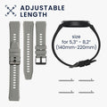 kwmobile Watch Strap for Withings ScanWatch 42mm / Steel HR 40mm / ScanWatch Horizon Wristband Fitness Tracker Band Set Replacement Strap Smartwatch
