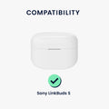 kwmobile Case Compatible with Sony LinkBuds S Headphones