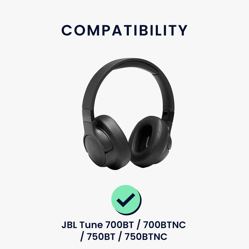 kwmobile Ear Pads for JBL Tune 700BT / 700BTNC / 750BT / 750BTNC Earpads Replacement Ear Cushions Headphone Spare Parts Headphone Replacement Pads for Over Ear Headphones