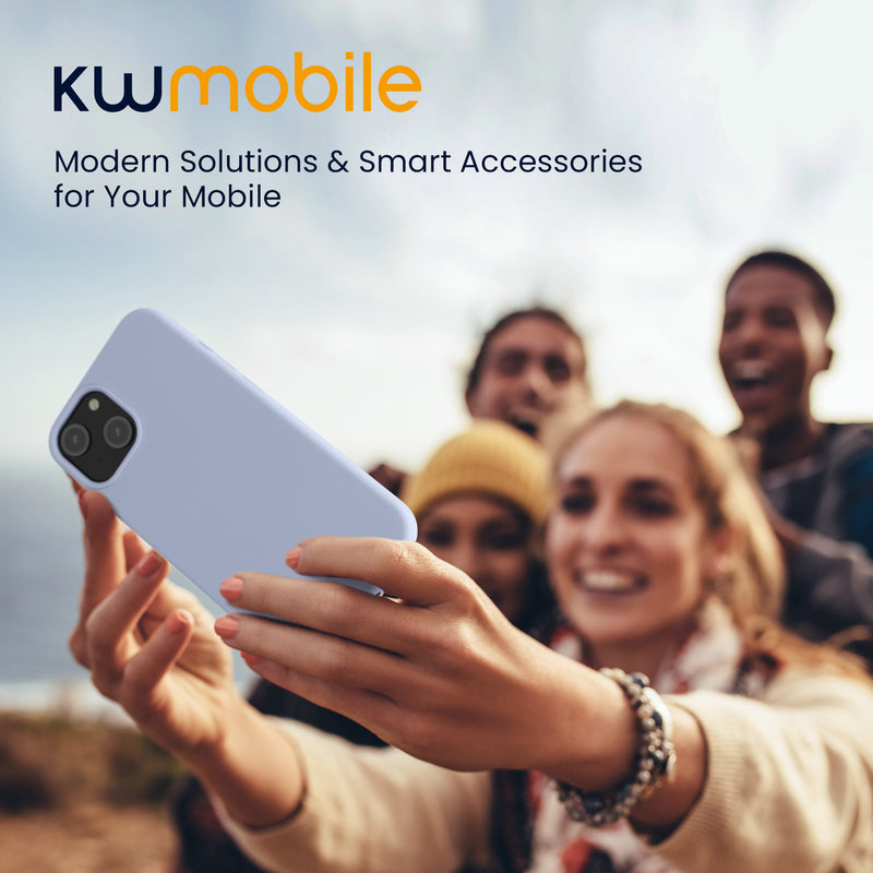 kwmobile Phone Case for iPhone 14 - Silicone Cover - Wireless Charging