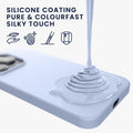 kwmobile Phone Case for iPhone 14 - Silicone Cover - Wireless Charging