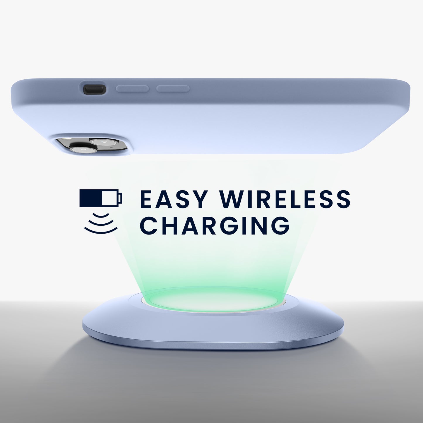 kwmobile Phone Case for iPhone 14 - Silicone Cover - Wireless Charging