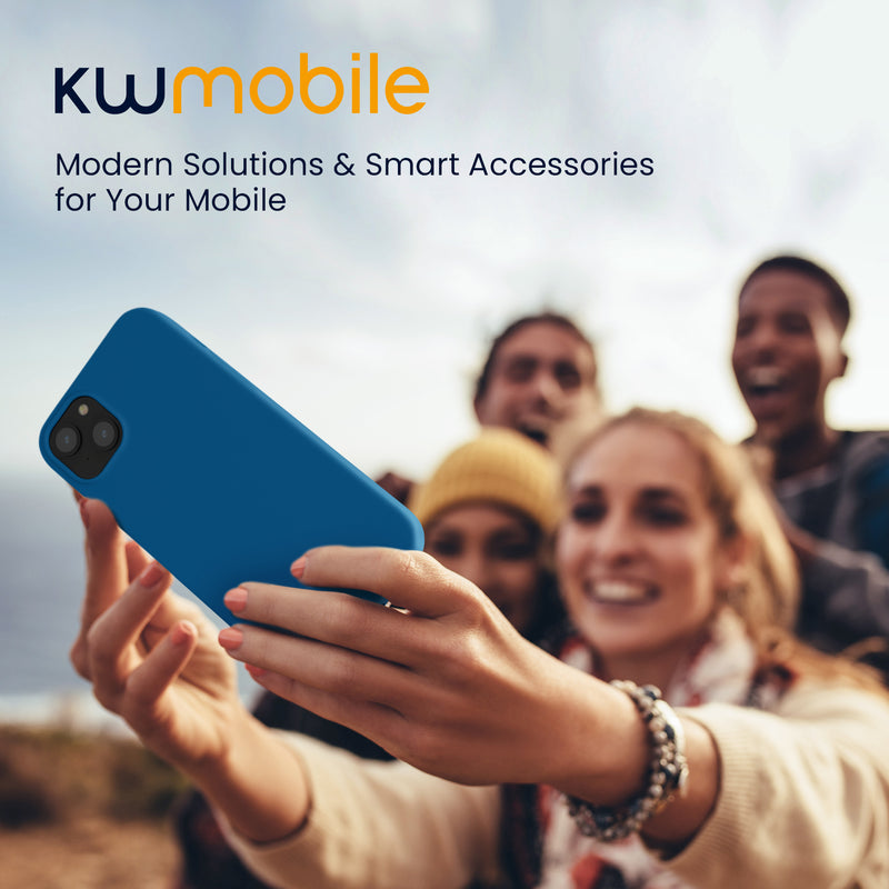 kwmobile Phone Case for iPhone 14 Plus - Silicone Case - Wireless Charging