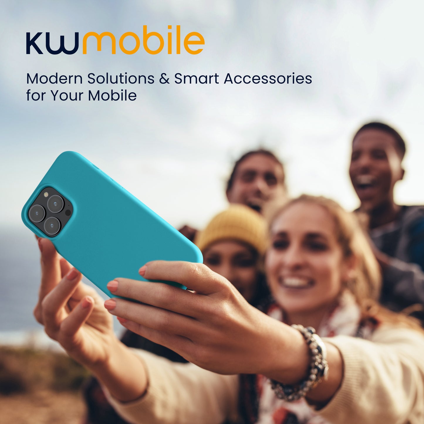 kwmobile Phone Case for iPhone 14 Pro Max - Silicone Cover - Wireless Charging