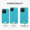 kwmobile Phone Case for iPhone 14 Pro Max - Silicone Cover - Wireless Charging