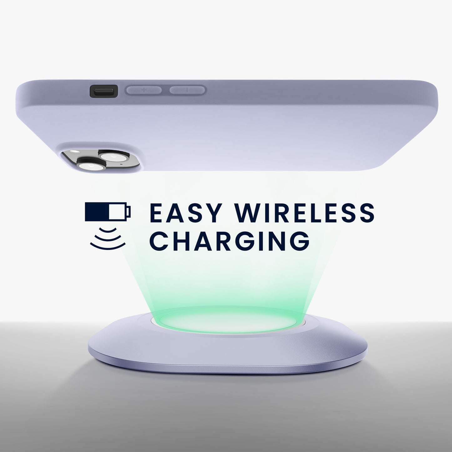 kwmobile Case for iPhone 14 Case - Soft and Slim Silicone Phone Cover - Shock Absorbing Flexible Case - Wireless Charging