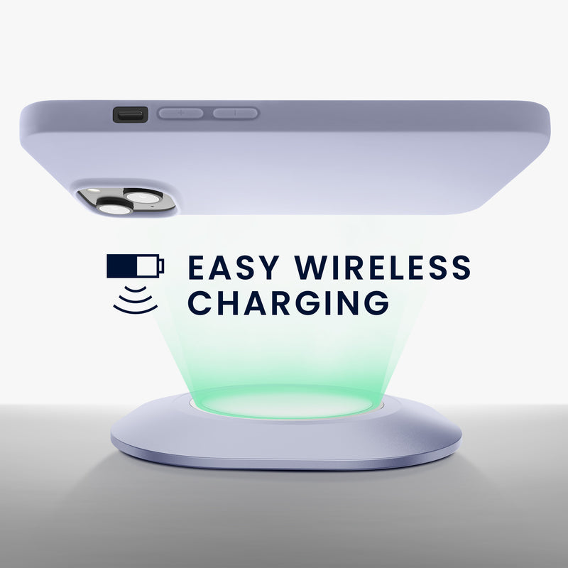 kwmobile Case for iPhone 14 Case - Soft and Slim Silicone Phone Cover - Shock Absorbing Flexible Case - Wireless Charging