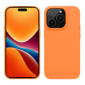 kwmobile Case for iPhone 14 Pro Case - Soft and Slim Silicone Phone Cover - Shock-Absorbing Flexible Case - Wireless Charging