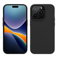 kwmobile Case for iPhone 14 Pro Case - Soft and Slim Silicone Phone Cover - Shock-Absorbing Flexible Case - Wireless Charging