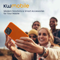 kwmobile Case for iPhone 14 Pro Case - Soft and Slim Silicone Phone Cover - Shock-Absorbing Flexible Case - Wireless Charging