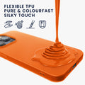 kwmobile Case for iPhone 14 Pro Case - Soft and Slim Silicone Phone Cover - Shock-Absorbing Flexible Case - Wireless Charging
