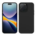 kwmobile Case for iPhone 14 Pro Max Case - Soft and Slim Silicone Phone Cover - Shock Absorbing Flexible Case - Wireless Charging