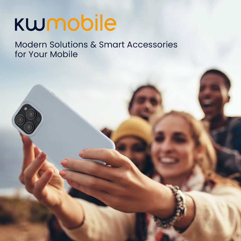 kwmobile Case for iPhone 14 Pro Max Case - Soft and Slim Silicone Phone Cover - Shock Absorbing Flexible Case - Wireless Charging