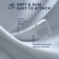 kwmobile Case for iPhone 14 Pro Max Case - Soft and Slim Silicone Phone Cover - Shock Absorbing Flexible Case - Wireless Charging