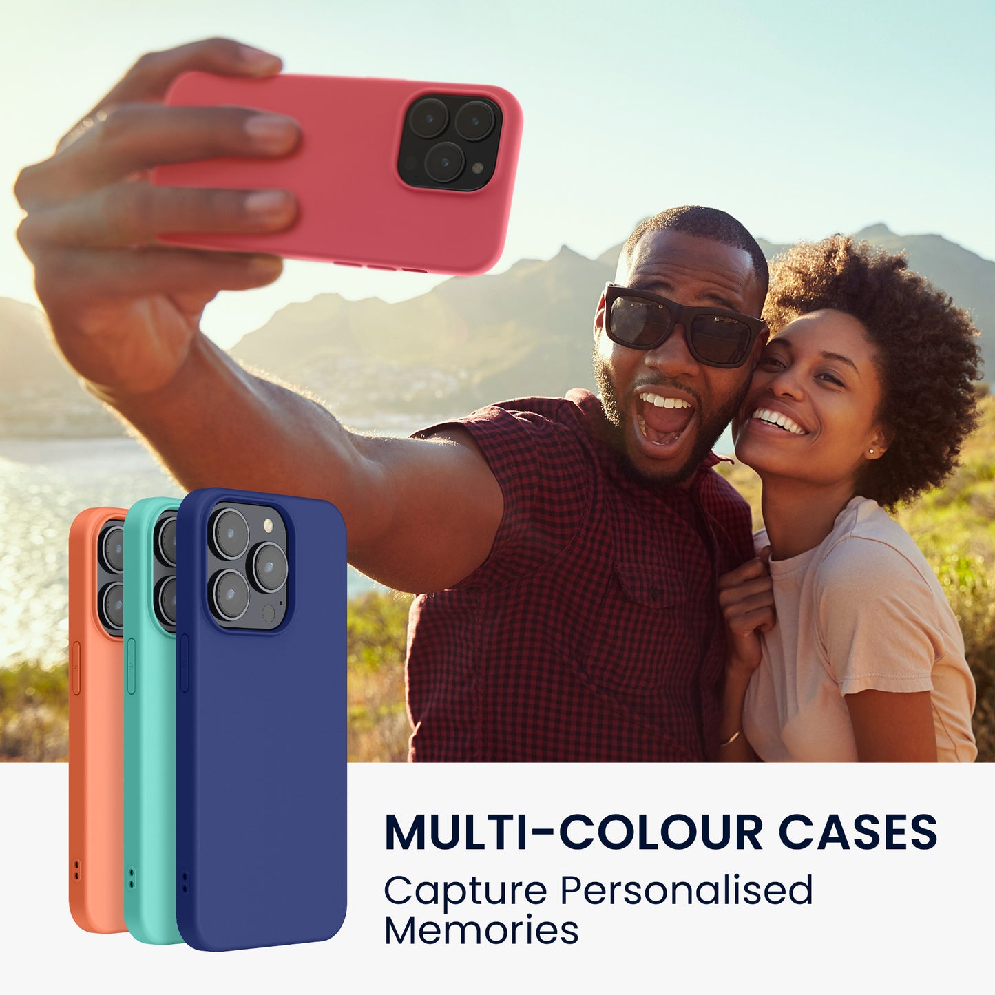 kwmobile Case for iPhone 14 Pro Case - Shockproof Protective Cover for Wireless Charging