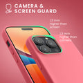 kwmobile Case for iPhone 14 Pro Case - Shockproof Protective Cover for Wireless Charging