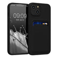 kwmobile Case Compatible with Apple iPhone 14 - Phone Cover with Card Holder
