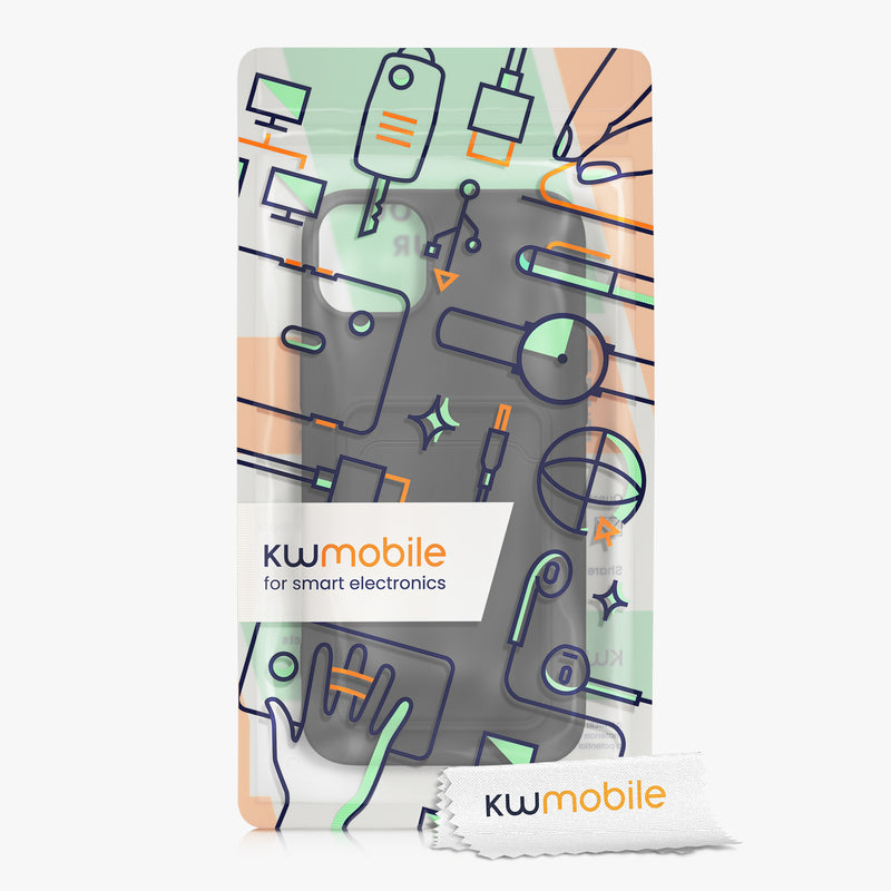 kwmobile Phone Case compatible with Apple iPhone 14 Plus - Phone Cover with Card Slot