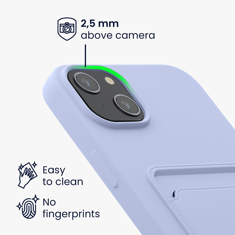 kwmobile Phone Case compatible with Apple iPhone 14 Plus - Phone Cover with Card Slot