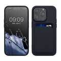kwmobile Case Compatible with Apple iPhone 14 Pro - Phone Cover with Card Holder
