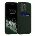kwmobile Case Compatible with Apple iPhone 14 Pro - Phone Cover with Card Holder
