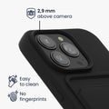 kwmobile Case Compatible with Apple iPhone 14 Pro - Phone Cover with Card Holder