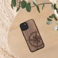 kwmobile Case Compatible with Apple iPhone 14 Phone Cover TPU Phone Case Compass Vintage