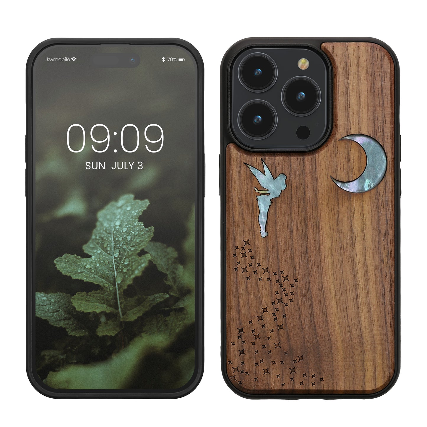 kwmobile Case Compatible with Apple iPhone 14 Pro Phone Cover TPU Phone Case Compass Vintage