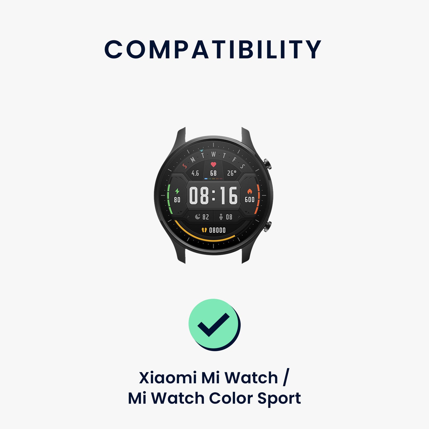 2x Sport Band for Xiaomi Watch S4/S4 Sport/S3/S2/Watch S1 Active/Redmi Watch 5 Active