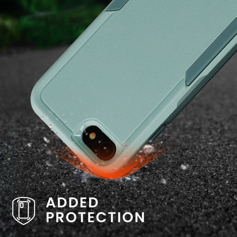 kwmobile Case Compatible with Apple iPhone SE (2022) / iPhone SE (2020) / iPhone 8 / iPhone 7 - Protective TPU and Plastic Phone Cover