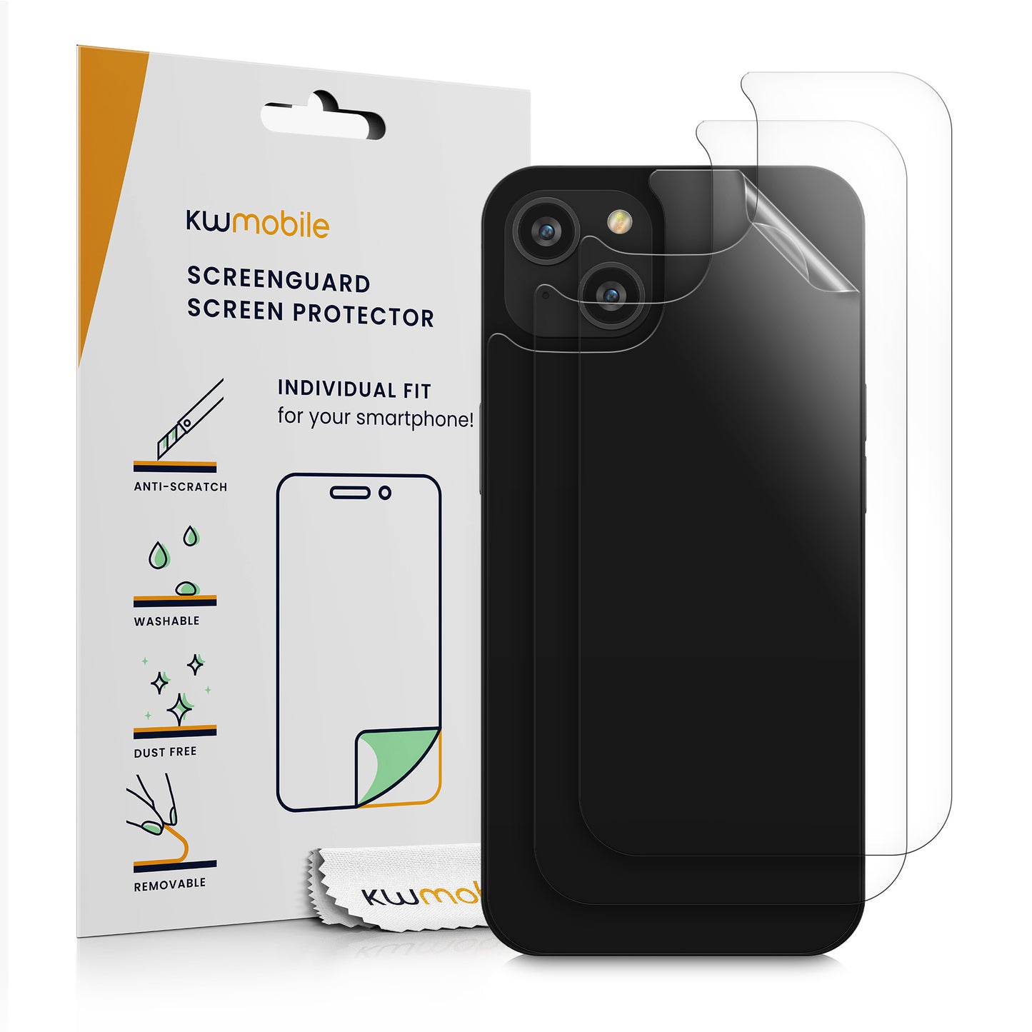 Back Protective Film compatible with Apple iPhone 14 Plus