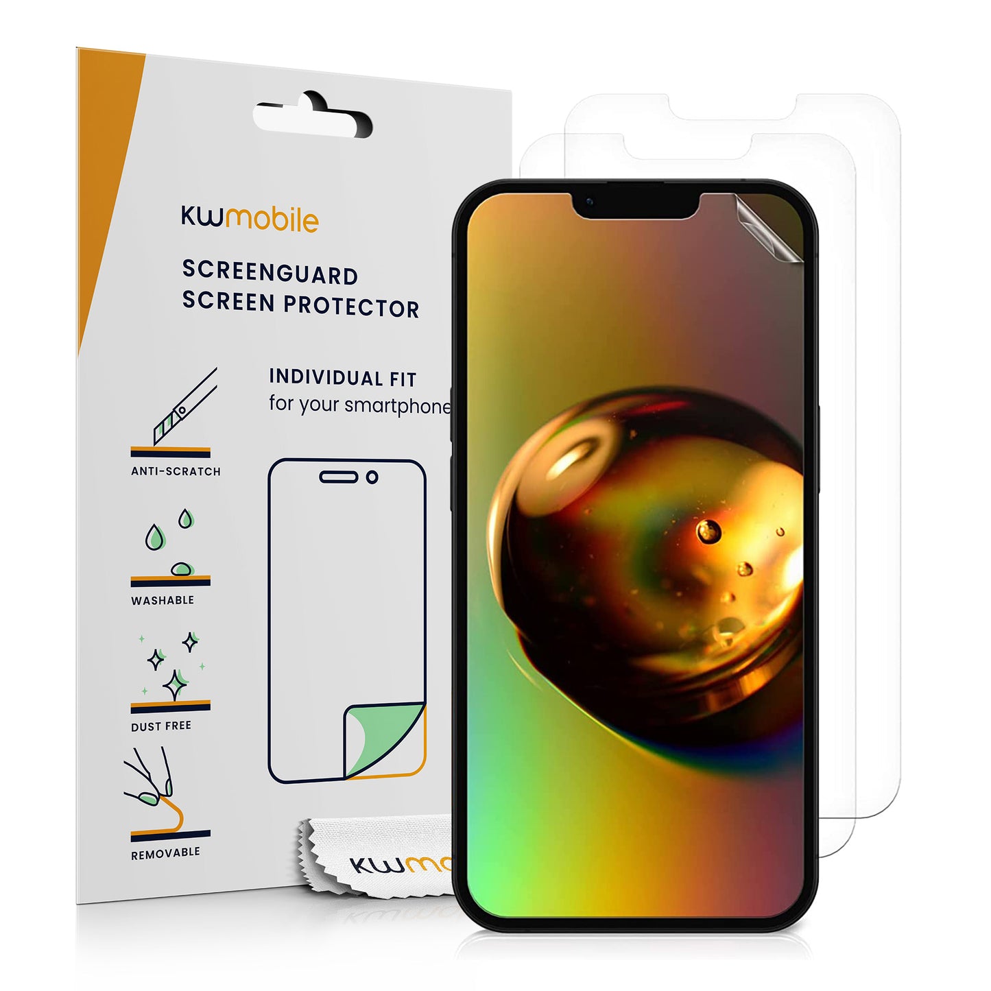 3x Crystal Clear Screen Protector for Apple iPhone 14