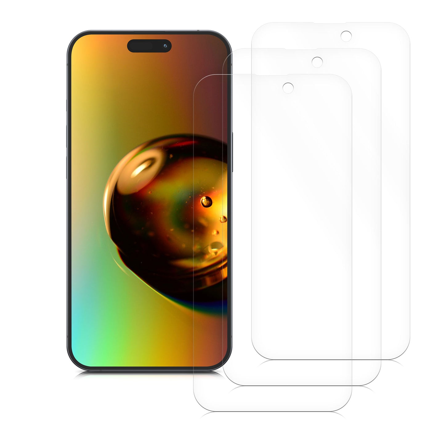 3x crystal-clear film for Apple iPhone 14 Pro Max