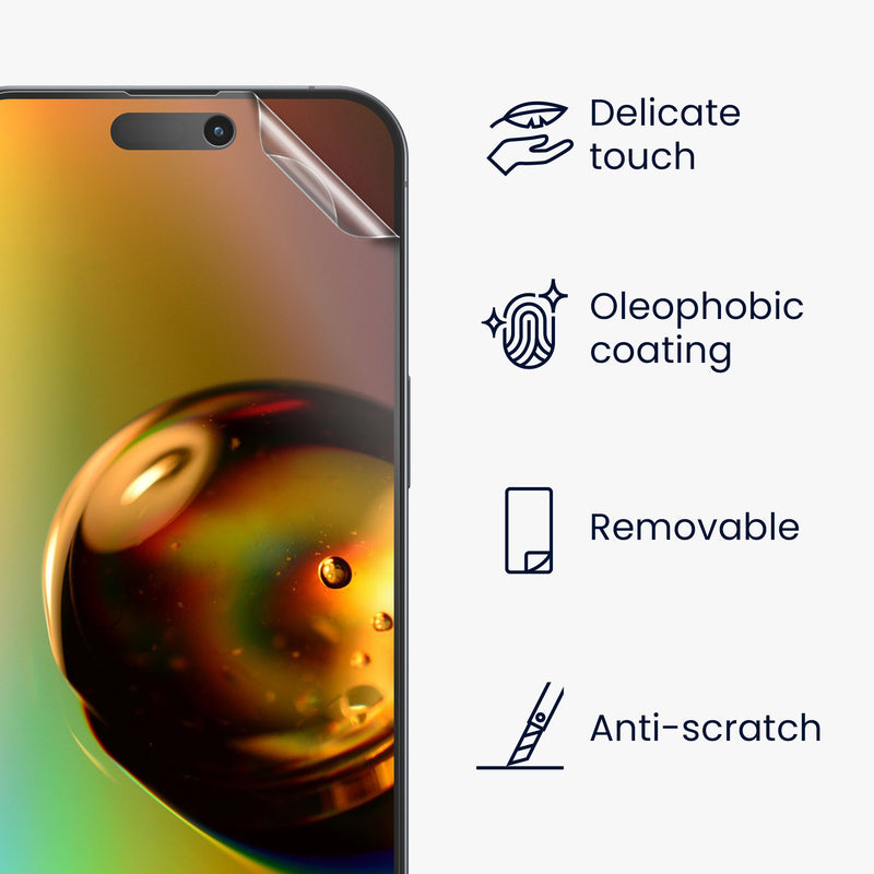 3x crystal-clear film for Apple iPhone 14 Pro Max