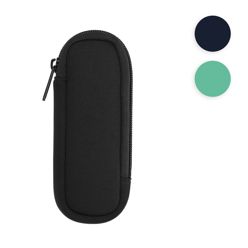 kwmobile Tasche für Universal Laser Pointer - Neopren Hülle Laserpointer in Brombeere - Laserpointer Case mit Reißverschluss - 14,5 x 5 cm Innenmaße Brombeere  