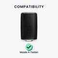 kwmobile Car Key Case Compatible with Mazda 4-Button Smart Car Key - Silicone Cover
