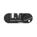 kwmobile Portable Knife Sharpener Sharpening Stone Camping Tool Outdoor Survival Equipment Tungsten Steel Ceramic Sharpener Diamond Rod for Serrated Knives