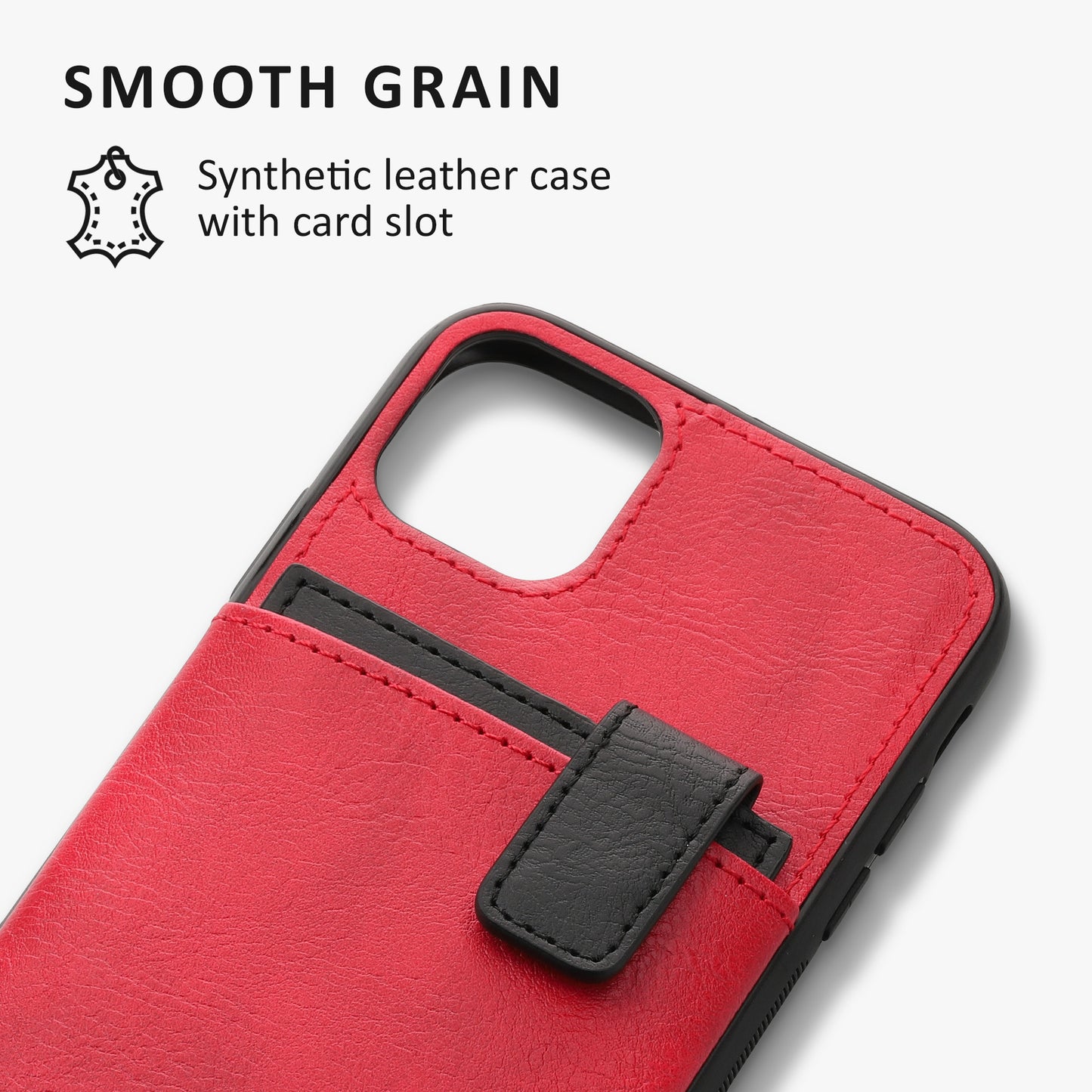 kalibri Case compatible with Apple iPhone 11 - Mobile Phone Case Mobile Phone Cover - Case with Detachable Card Slot