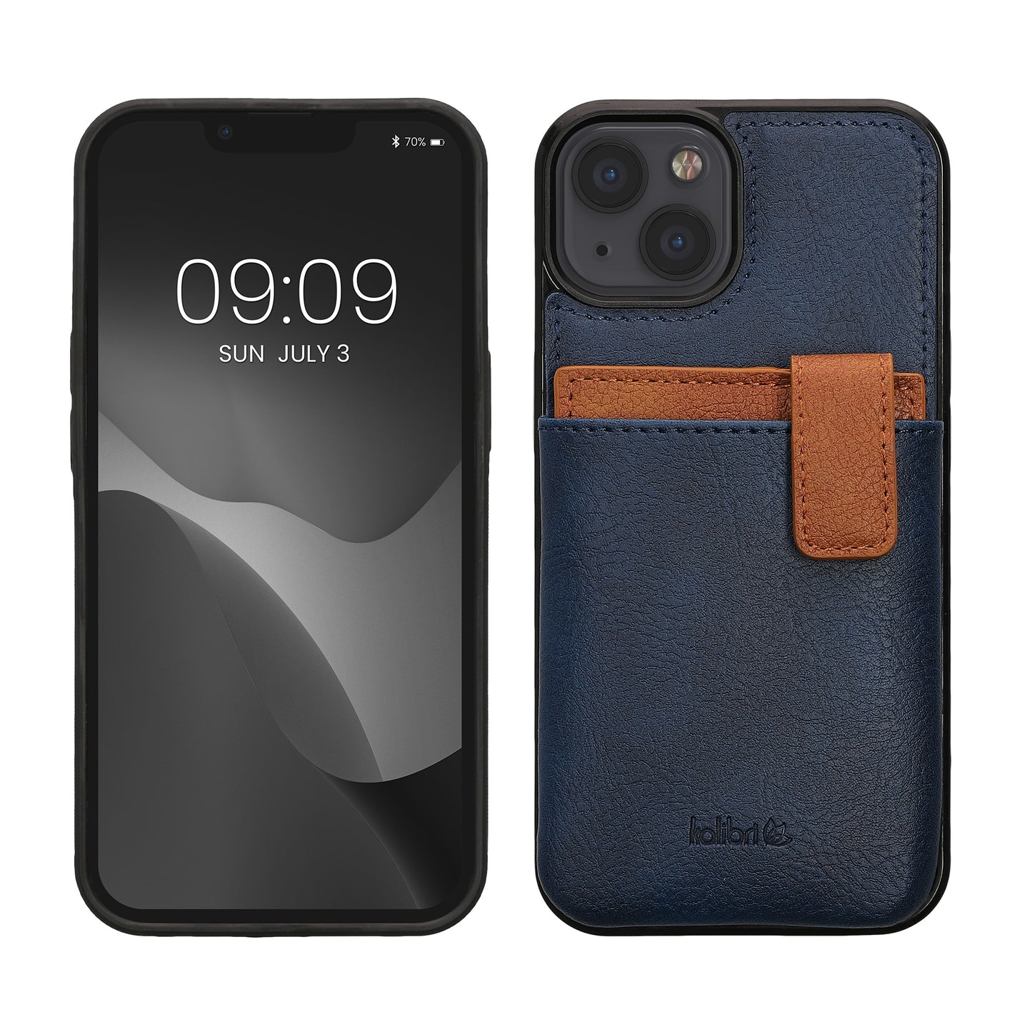 kalibri Case Compatible with Apple iPhone 13 / iPhone 14 - Phone Case Cover - Detachable Card Slot