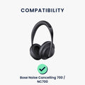 kwmobile Ear Pads for Bose Noise Cancelling 700 / NC700 Earpads Replacement Headphone Spare Parts Over Ear Headphones
