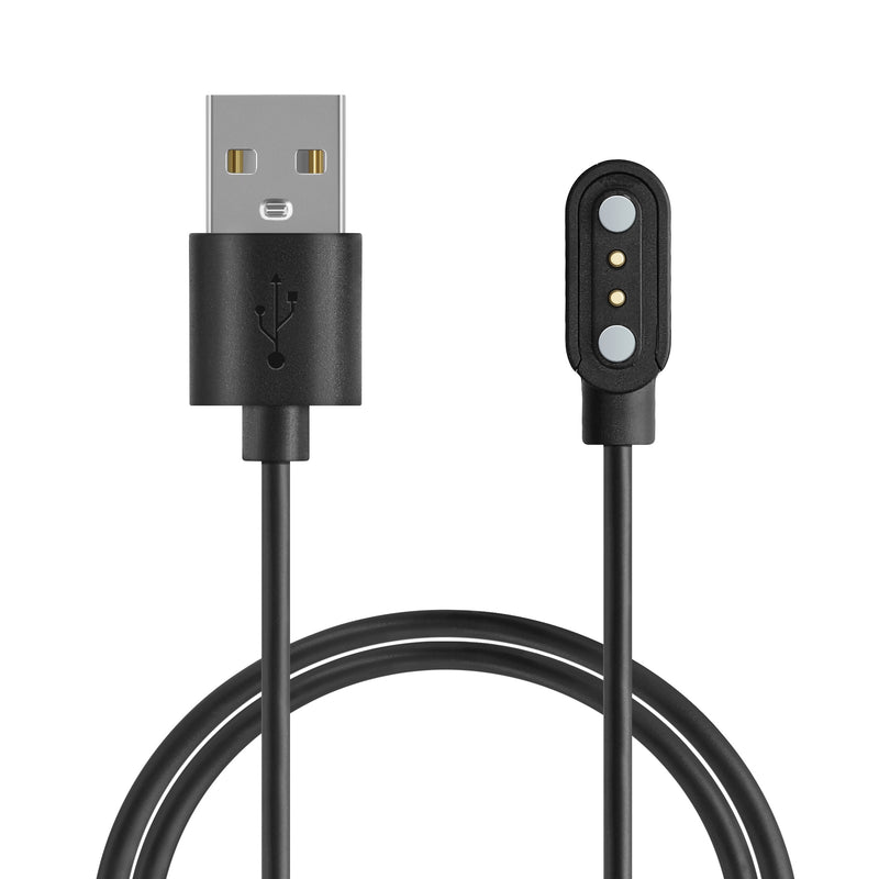 kwmobile USB Cable Charger compatible with Blackview R30 Pro / R8 / R3 / R3 Pro / X2 / X1 / Letsfit / Fitpolo Charging Cable - Smartwatch Replacement Cable - Fitness Tracker Charging Cable