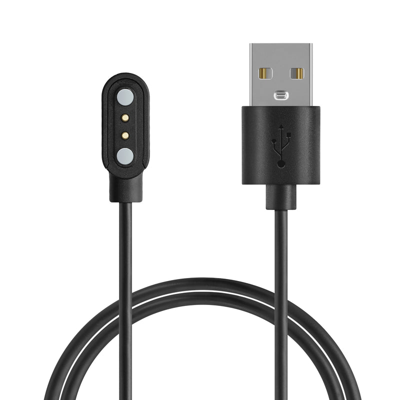 kwmobile USB Cable Charger compatible with Blackview R30 Pro / R8 / R3 / R3 Pro / X2 / X1 / Letsfit / Fitpolo Charging Cable - Smartwatch Replacement Cable - Fitness Tracker Charging Cable