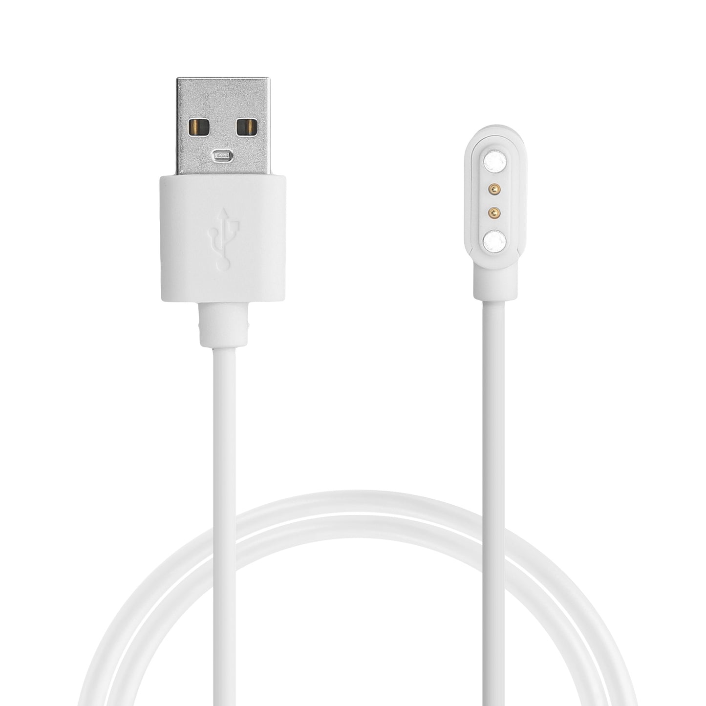 kwmobile USB Cable Charger compatible with Blackview R30 Pro / R8 / R3 / R3 Pro / X2 / X1 / Letsfit / Fitpolo Charging Cable - Smartwatch Replacement Cable - Fitness Tracker Charging Cable