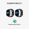 kwmobile USB Cable Charger compatible with Blackview R30 Pro / R8 / R3 / R3 Pro / X2 / X1 / Letsfit / Fitpolo Charging Cable - Smartwatch Replacement Cable - Fitness Tracker Charging Cable
