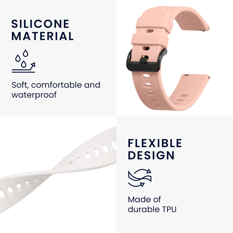 kwmobile Watch Strap for Blackview R3 / R3 Pro Bracelet Fitness Tracker Band Set Replacement Strap Smartwatch