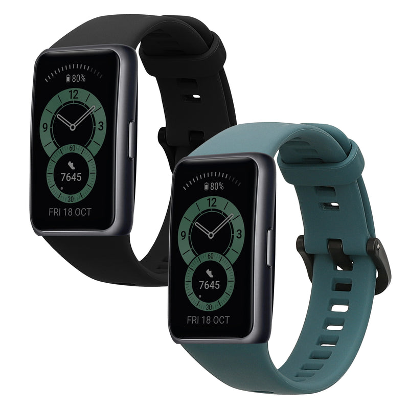 kwmobile Watch Strap for Huawei Band 6 Wristband Fitness Tracker Band Set Replacement Strap Smartwatch