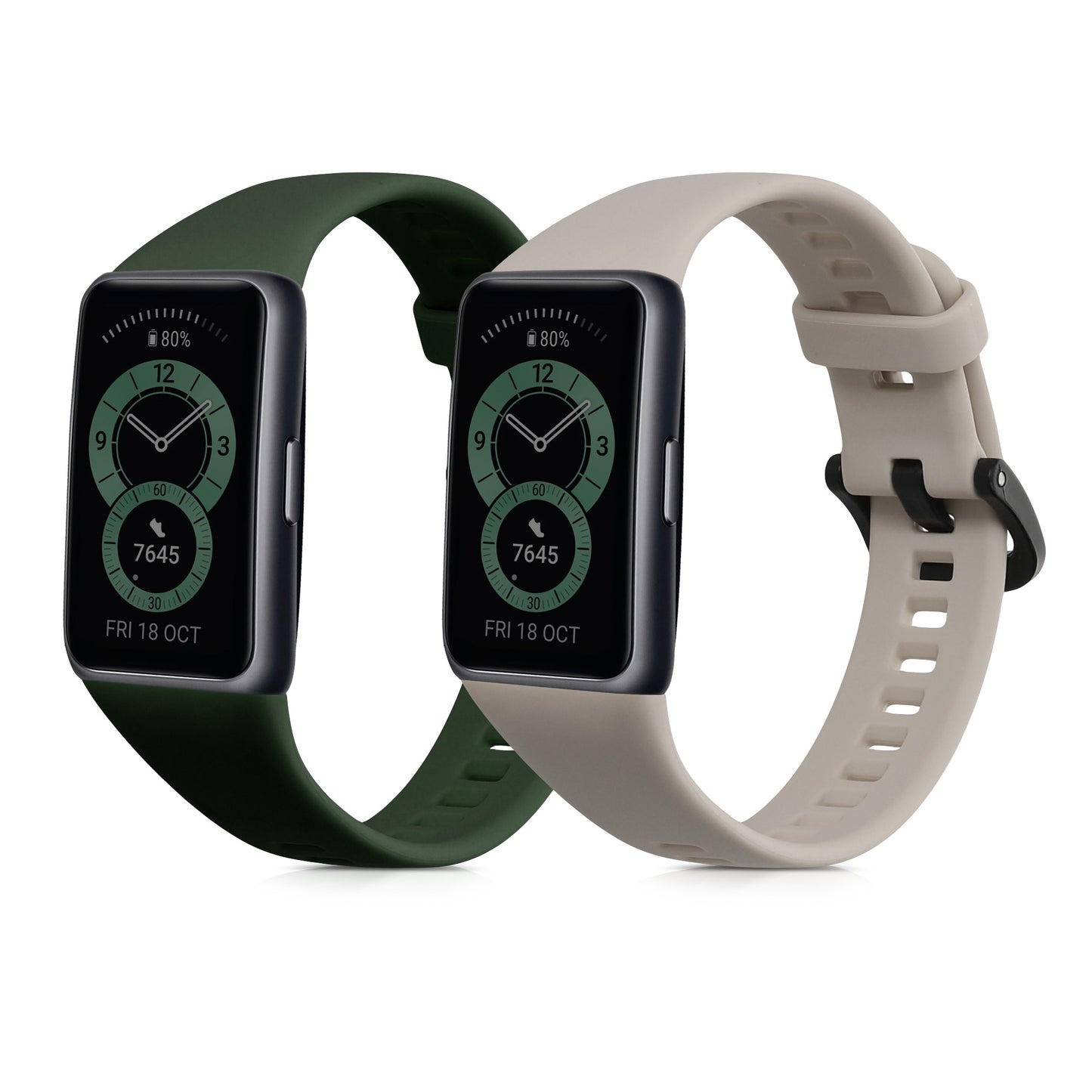 kwmobile Watch Strap for Huawei Band 6 Wristband Fitness Tracker Band Set Replacement Strap Smartwatch