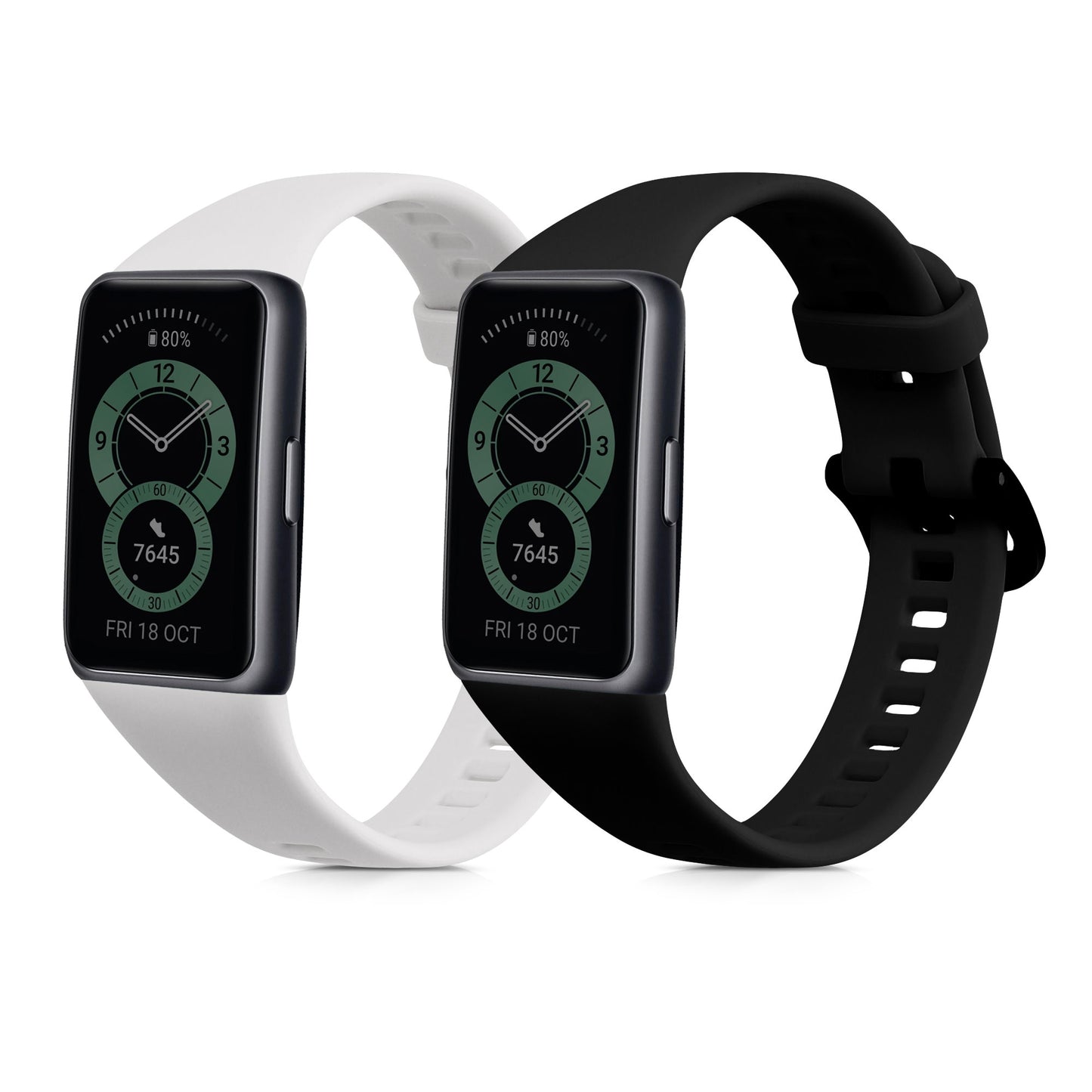 kwmobile Watch Strap for Huawei Band 6 Wristband Fitness Tracker Band Set Replacement Strap Smartwatch
